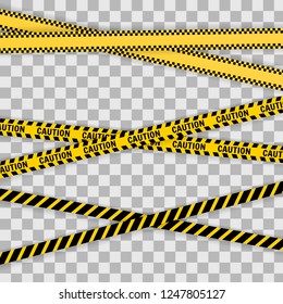 Police Line Set. Vector illustration EPS10

