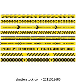 Police Line Vector Icon Design Illustration