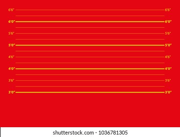 Police Lineup Background. Vector