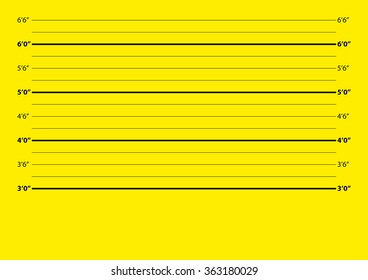 Police Lineup Background. Vector