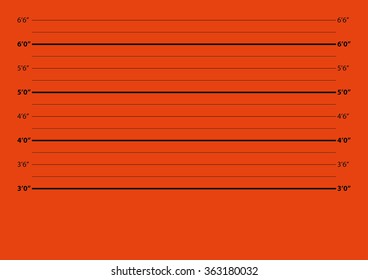 Police Lineup Background. Vector