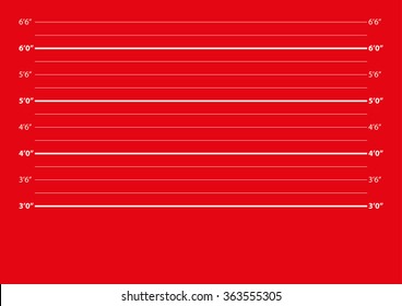 Police Lineup Background. Vector
