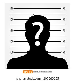 Mugshot Silhouette Images, Stock Photos & Vectors | Shutterstock