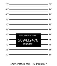 Police lineup or mugshot background
