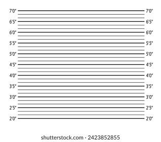 Police lineup or mugshot background. Vector