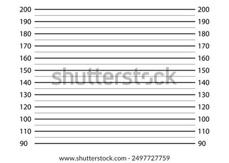 Police lineup mugshot background. Vector illustration.