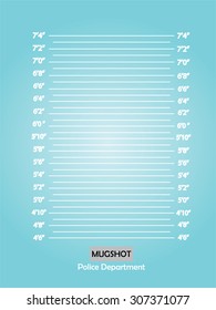 Police lineup or mugshot background,mugshot vector.vector illustration   