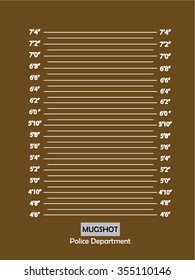 Police lineup or mugshot background,mugshot vector.vector illustration   