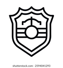 Police Logo Modern shield security