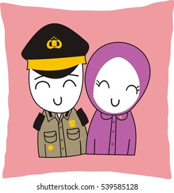 police man family
