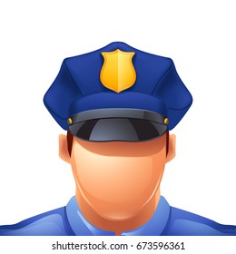police man on white