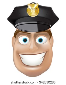 Police man vector
