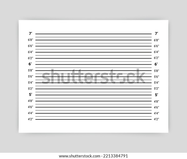 Police Mugshot Board Criminal Wanted Mug Stock Vector (Royalty Free ...