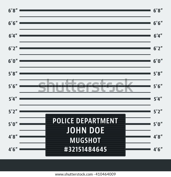 Police Mugshot Police Lineup Background Vector Stock Vector (Royalty ...