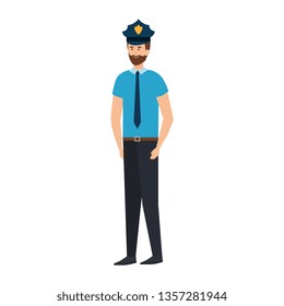 police officer avatar character