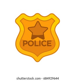 Police officer button