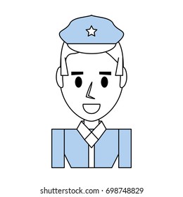 Police officer cartoon