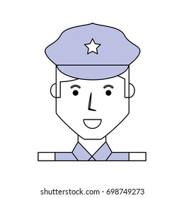 Police officer cartoon