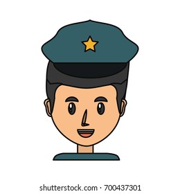 Police officer cartoon