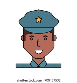 Police officer cartoon