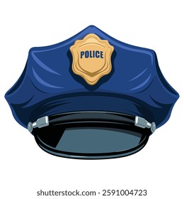 Police Officer Hat Vector Design