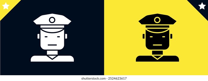 Police Officer Icon, Vector graphics