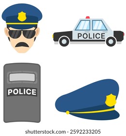 Police Officer set and Equipment