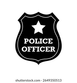 Ícone de Crachá de Escudo de Policial