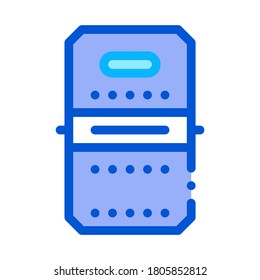 Police Officer Shield Icon Vector. Outline Police Officer Shield Sign. Isolated Contour Symbol Illustration