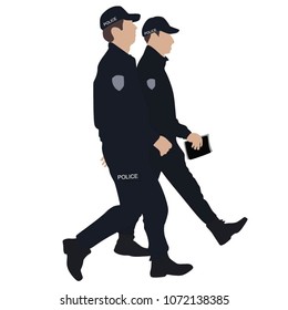 Police officer, vector