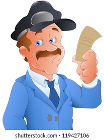 Police Officer - Vector Character Illustration