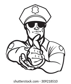 Police Officer vector illustration