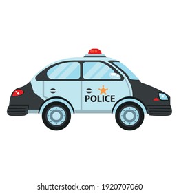 police patrol city vehicle icon vector illustration design