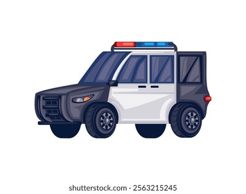 police patrol isolated icon design