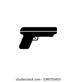 police pistol icon. Element of police for mobile concept and web apps. Detailed police pistol icon can be used for web and mobile. Premium icon on white background