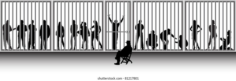 police and prisoners