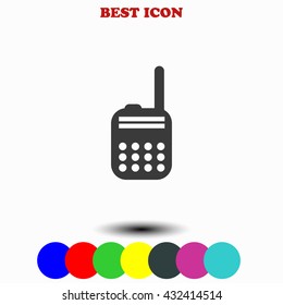 Police radio icon. 
