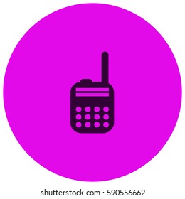 Police radio vector  icon