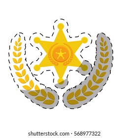police related  emblem image vector illustration design 