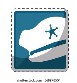 police related  emblem image vector illustration design 