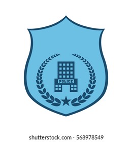 police related  emblem image vector illustration design 