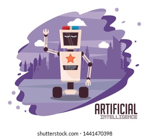 Police Robot, The city of the future