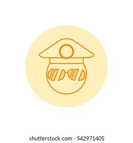 Police Secure Icon Design Vector.