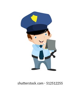 Police Security Vector