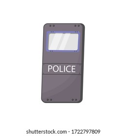 Ilustración vectorial de la caricatura de la policía