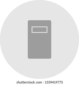 police shield icon isolated on background
