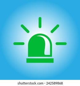 Police single icon.