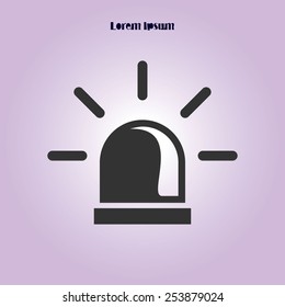 Police single icon.