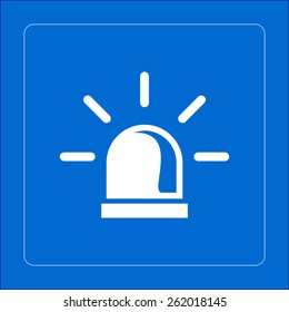 Police single icon.