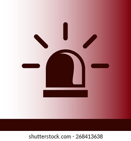 Police single icon.